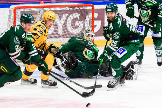 Färjestads målvakt Arvid Holm