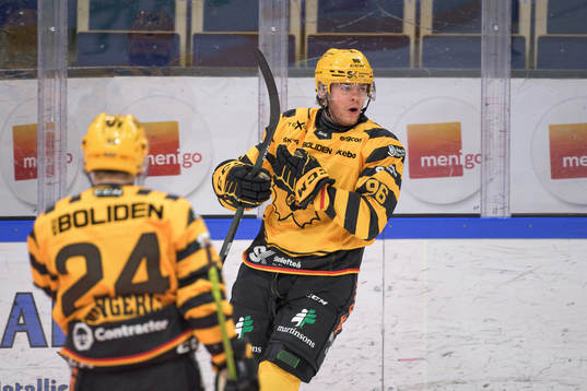 Skellefteås Rickard Hugg jublar