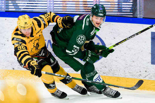Skellefteås Rickard Hugg och Färjestads Adam Ginning