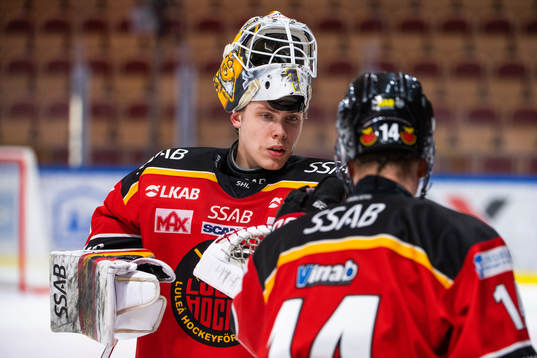 Luleås målvakt Jesper Wallstedt