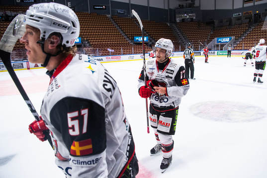 Malmö Redhawks Emil Sylvegård och Malmö Redhawks Pathrik