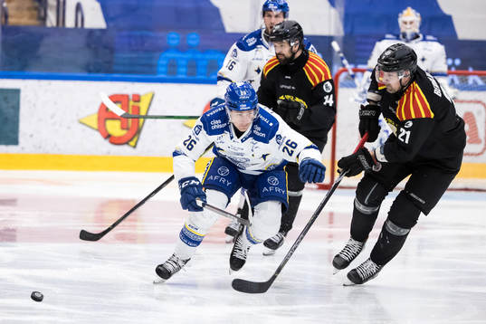 Leksands Patrik Norén och Brynäs Patrik Berglund