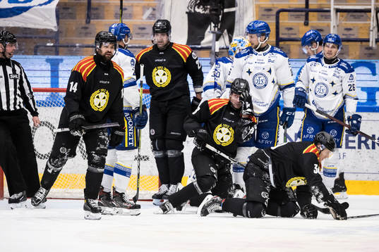 Brynäs Johan Alcén och John Nyberg och Patrik Berglund