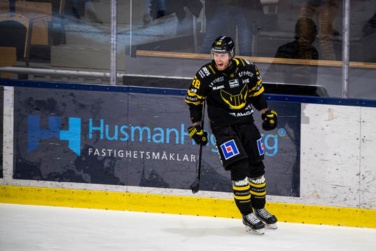 Västerås Lukas Zetterberg jublar