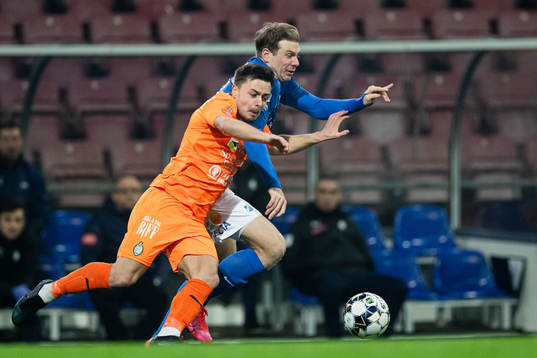 AFC Eskilstunas Ryabn Williams och Norrbys Nicklas