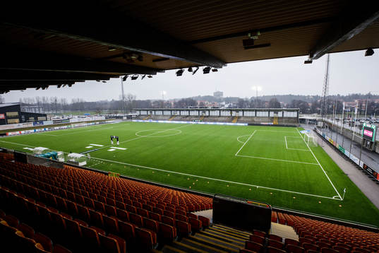 Iver Arena innan fotbollsmatchen i Superettan mellan