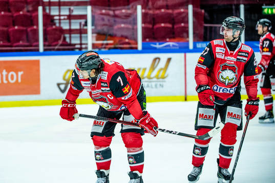 Malmö Redhawks Oliver Lauridsen och Ponthus Westerholm