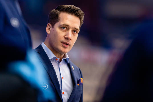 Växjös tränare Sam Hallam