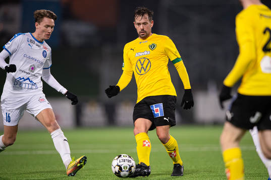 Jönköpings Fredric Fendrichunder fotbollsmatchen i