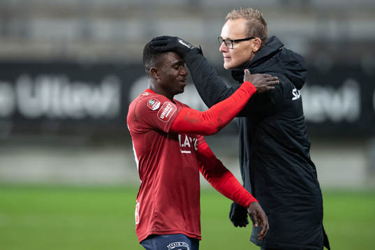 Örgrytes Babacarr Jobe jublar