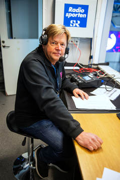 Sveriges Radios och Radiosportens kommentator Jan Rindstig
