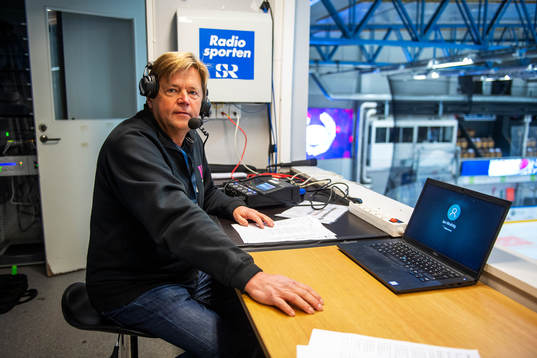 Sveriges Radios och Radiosportens kommentator Jan Rindstig