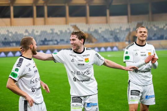 GAIS Niclas Andersén, August Wängberg och Jesper Brandt