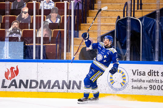Leksands Fredrik Forsberg jublar