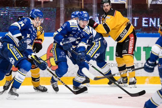 ???under ishockeymatchen i SHL mellan Leksand och Luleå