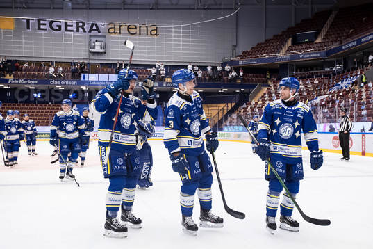 Leksands Martin Karlsson och August Berg och Oskar Lang