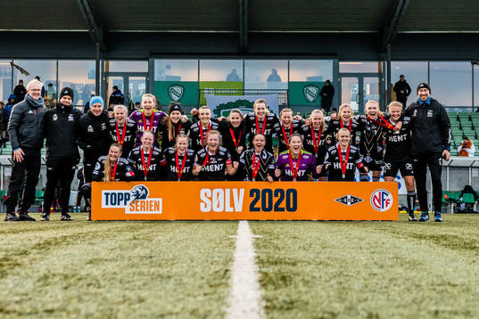 Players of Rosenborg celebrates