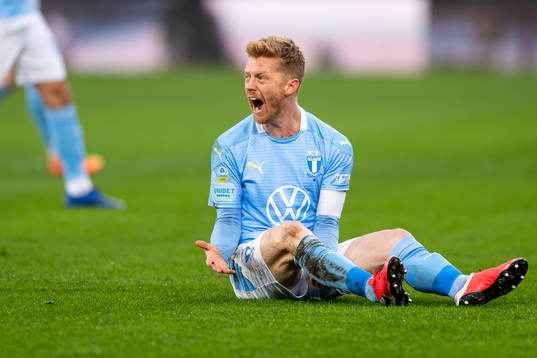 Malmö FFs Anders Christiansen reagerar