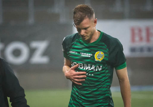 Hammarbys Richard Magyar deppar
