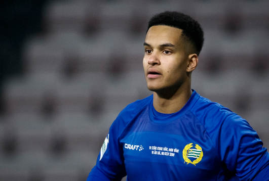 Hammarbys målvakt Oliver Dovin