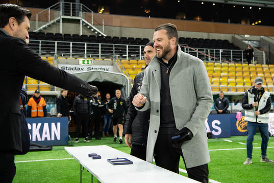 Elfsborgs manager Jimmy Thelin och assisterande tränare