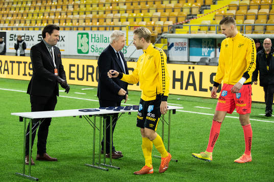 Nicklas Bengtsson SEF och Bert Andersson SvFF vid