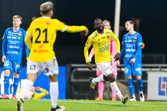 Falkenbergs John Chibuike jublar