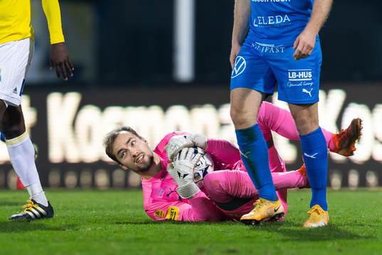 Mjällbys målvakt Carl-Johan Eriksson