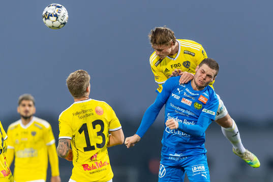 Falkenbergs Carl Johansson och Mjällbys Jacob Bergström