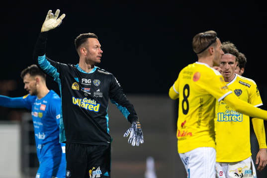 Falkenbergs målvakt Viktor Noring