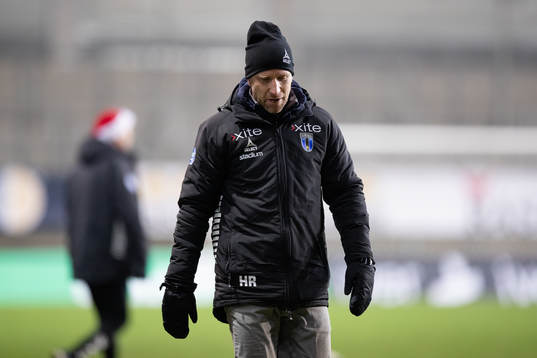 Sirius tränare Henrik Rydström deppar