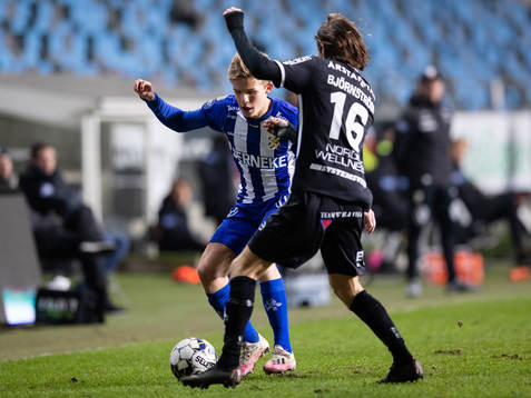 IFK Göteborgs Isak Dahlqvist och Sirius Axel Björnström