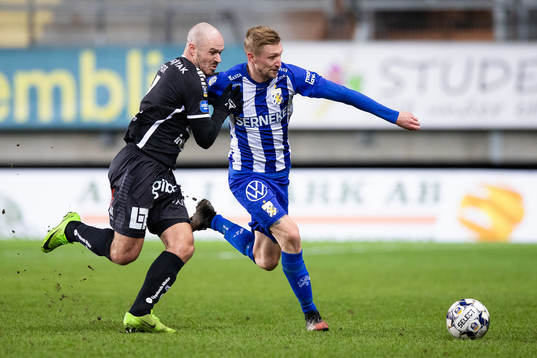 Sirius Niklas Thor och IFK Göteborgs Sebastian Eriksson