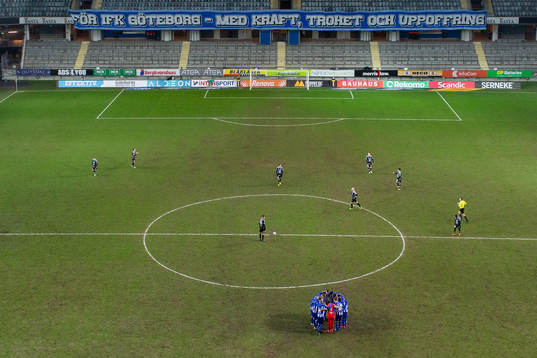 IFK Göteborg samlade innan andra halvlek av