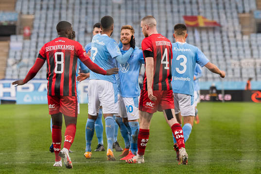 Malmö FFs Anders Christiansen jublar