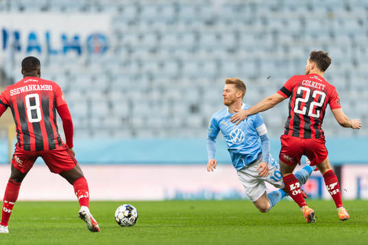 Malmö FFs Anders Christiansen och Östersunds Charlie