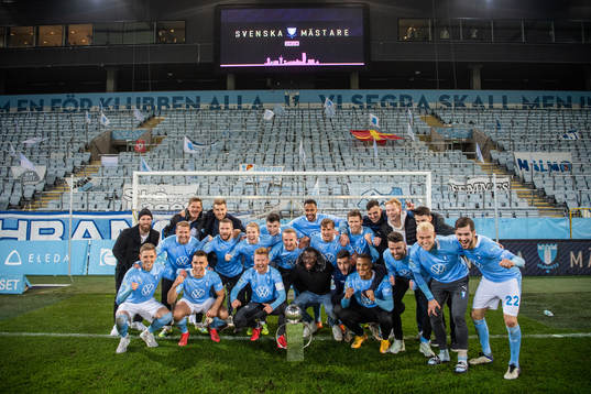 under fotbollsmatchen i Allsvenskan mellan Malmö FF och