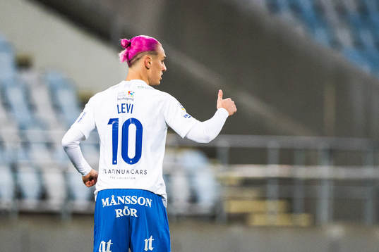 IFK Norrköpings Jonathan Levi jublar