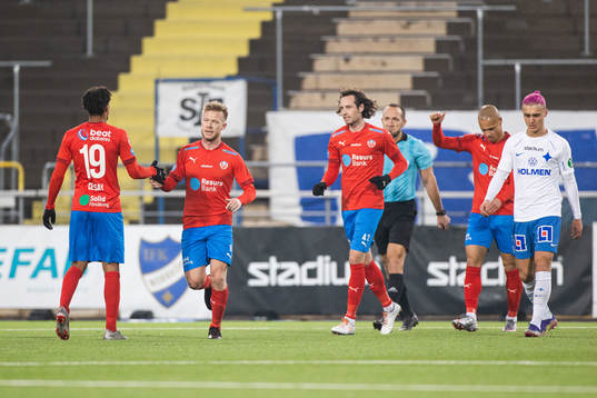 Helsingborgs Helsingborgs Andreas Landgren jublar