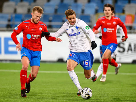Helsingborgs Andreas Landgren och IFK Norrköpings