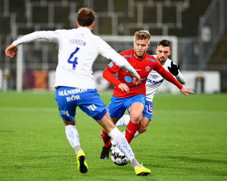 Helsingborgs Andreas Landgren och IFK Norrköpings Sead