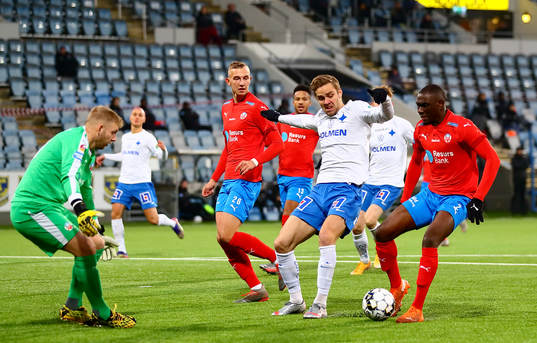 IFK Norrköpings Christoffer Nyman och Helsingborgs Ravy