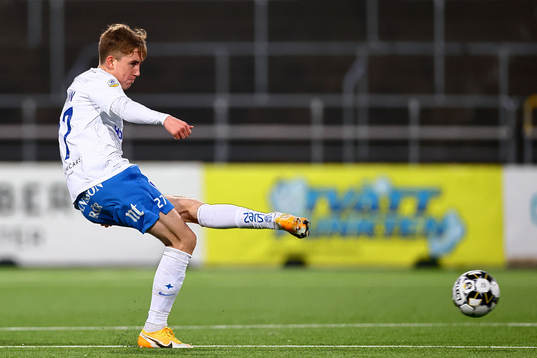 IFK Norrköpings Ísak Bergmann Jóhannesson