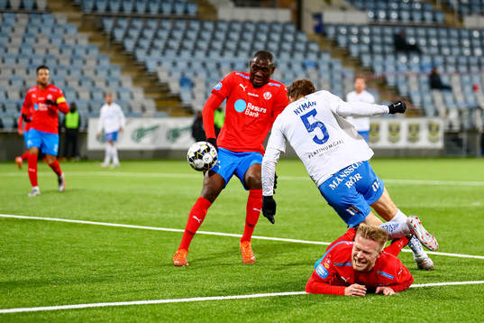 Helsingborgs Andreas Landgren och IFK Norrköpings