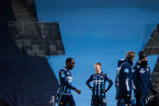Djurgårdens Jonathan Augustinsson deppar