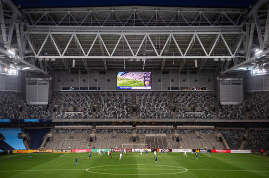 Generell vy från läktarplats