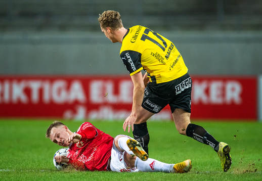 Kalmars Isak Jansson och Häckens Gustav Berggren