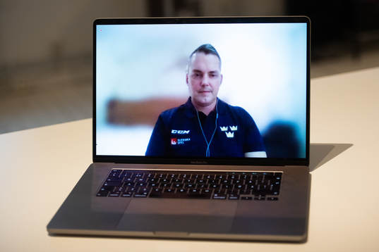 Sveriges förbundskapten Tomas Montén