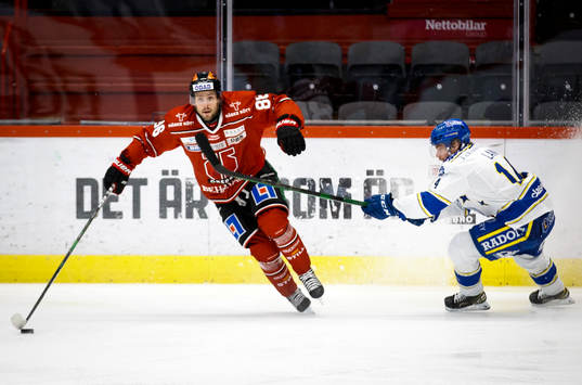 Örebros Mathias Bromé och Leksands Oskar Lang