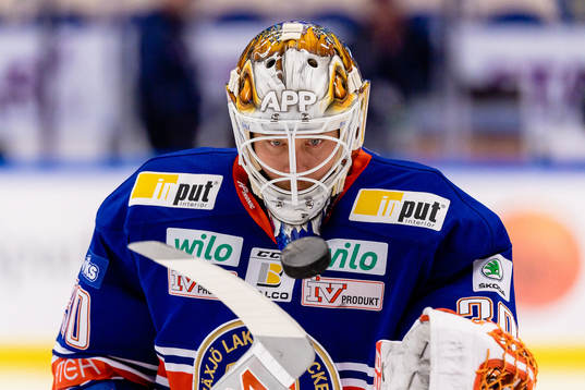 Växjös målvakt Viktor Fasth